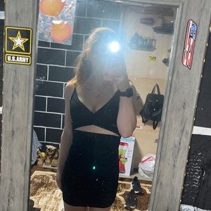 shein petite xxs ruched sparkly dress